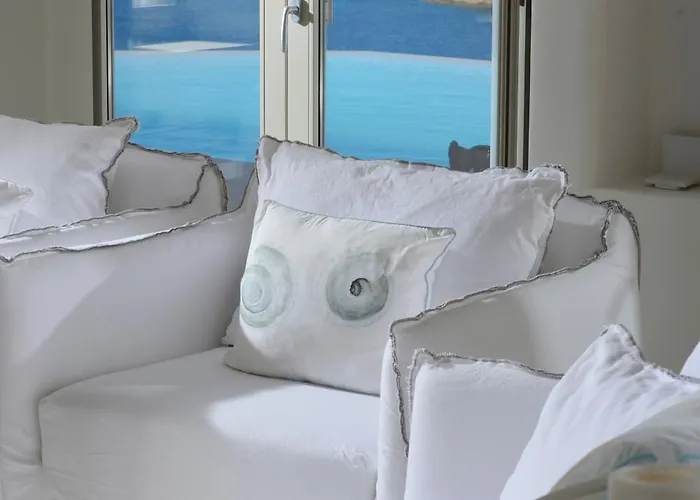 빌라 Divine - 10 Bedrooms In Ornos, Tennis Court 오르노스