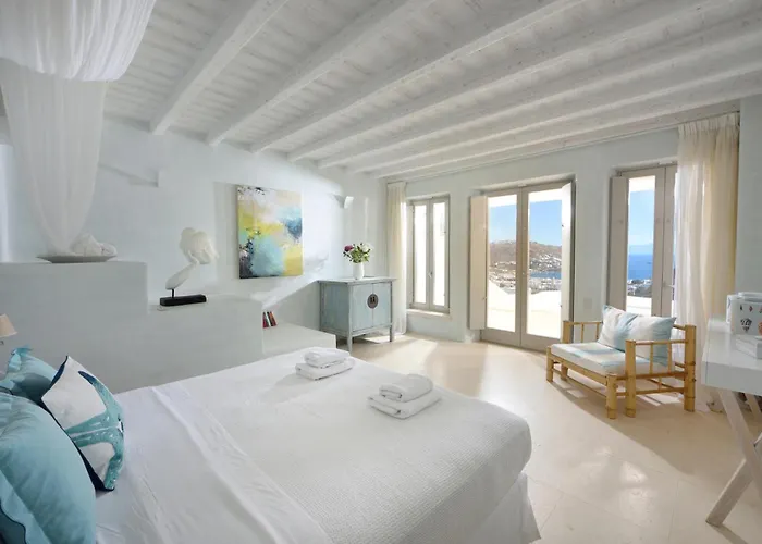 빌라 Divine - 10 Bedrooms In Ornos, Tennis Court *