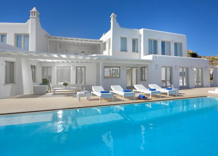 Villa Divine - 10 Bedrooms In Ornos, Tennis Court Ornos (Mykonos)