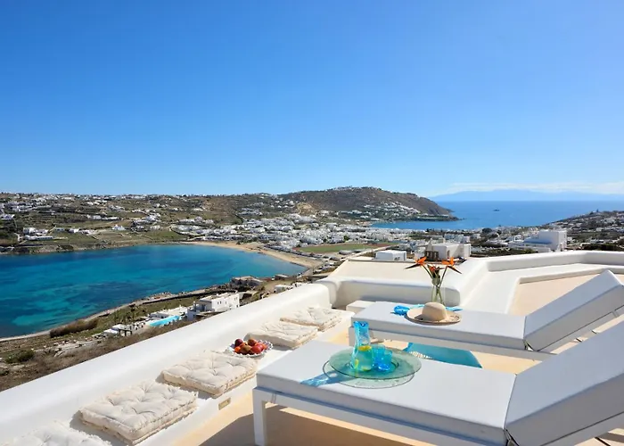 Βίλα Divine - 10 Bedrooms In Ornos, Tennis Court Ορνός