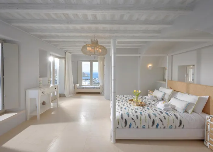 Villa Divine - 10 Bedrooms In Ornos, Tennis Court