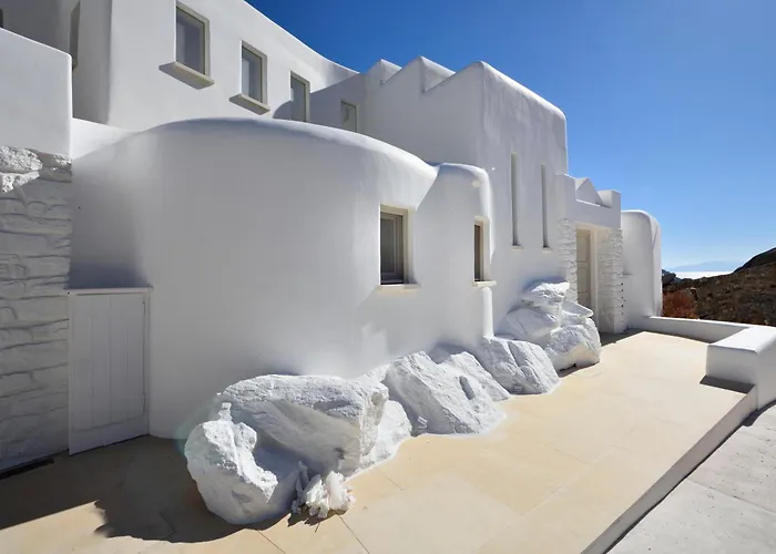 Divine - 10 Bedrooms In Ornos, Tennis Court Βίλα *