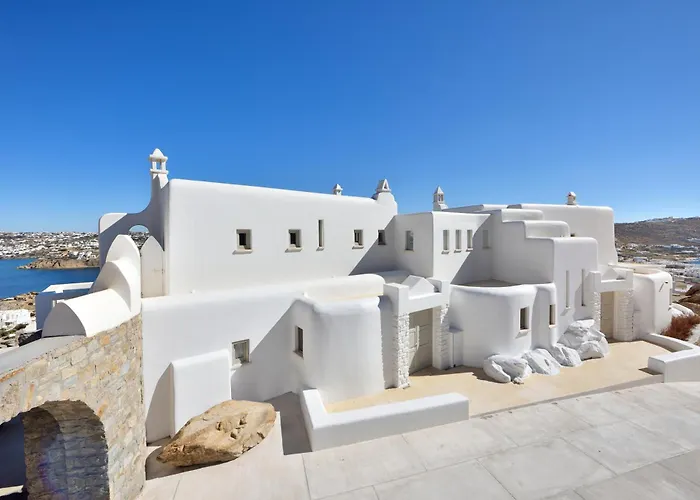 Divine - 10 Bedrooms In Ornos, Tennis Court Ορνός