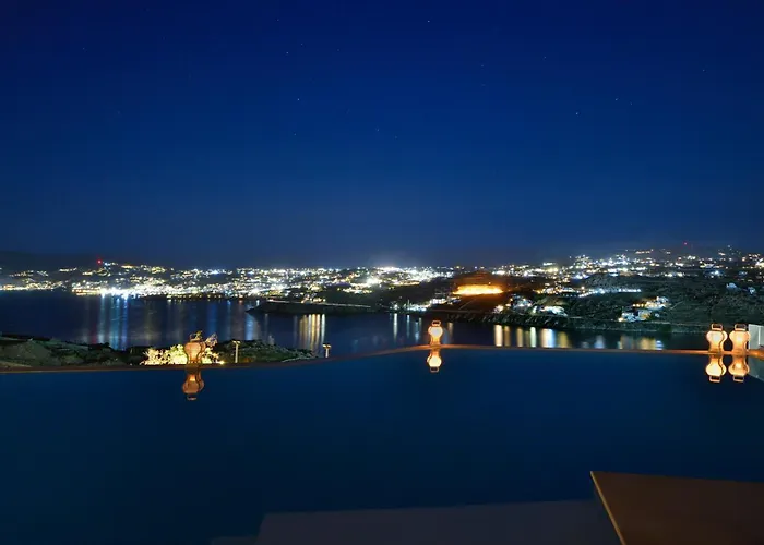 Βίλα Divine - 10 Bedrooms In Ornos, Tennis Court Ορνός