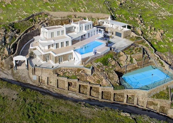 Divine - 10 Bedrooms In Ornos, Tennis Court Ornos (Mykonos)