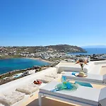 빌라 Divine - 10 Bedrooms In Ornos, Tennis Court 오르노스