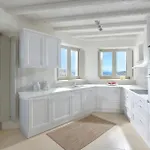 빌라 Divine - 10 Bedrooms In Ornos, Tennis Court 오르노스