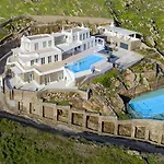 Divine - 10 Bedrooms In Ornos, Tennis Court 오르노스