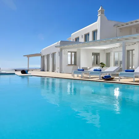 ヴィラ Divine - 10 Bedrooms In Ornos, Tennis Court *