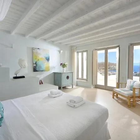 ヴィラ Divine - 10 Bedrooms In Ornos, Tennis Court *