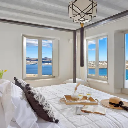 ヴィラ Divine - 10 Bedrooms In Ornos, Tennis Court *