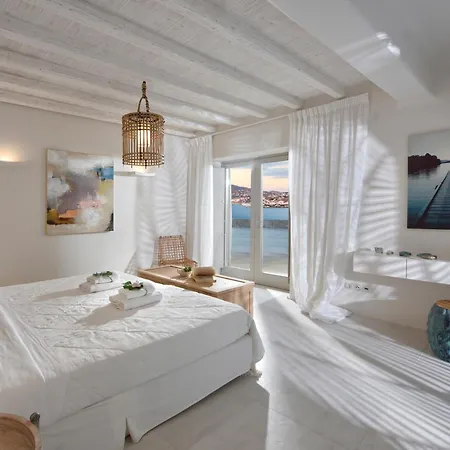 Divine - 10 Bedrooms In Ornos, Tennis Court וילה אורנוס