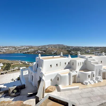 Divine - 10 Bedrooms In Ornos, Tennis Court ヴィラ オルノス