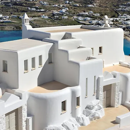 Divine - 10 Bedrooms In Ornos, Tennis Court ヴィラ