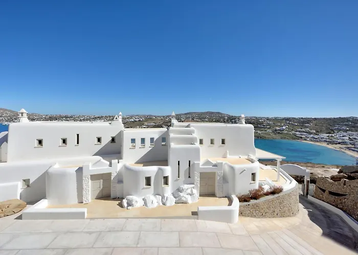 וילה Divine - 10 Bedrooms In Ornos, Tennis Court