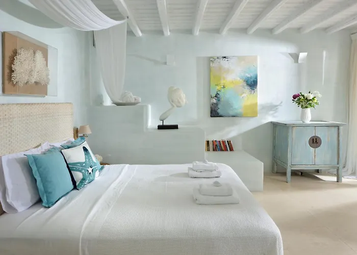 וילה Divine - 10 Bedrooms In Ornos, Tennis Court