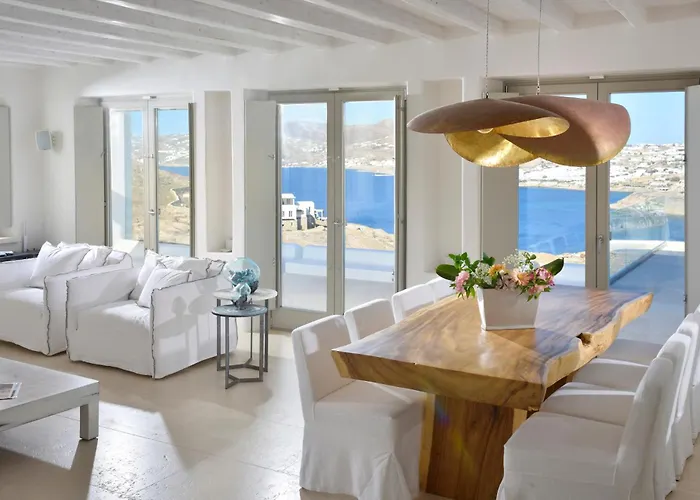 Divine - 10 Bedrooms In Ornos, Tennis Court וילה *