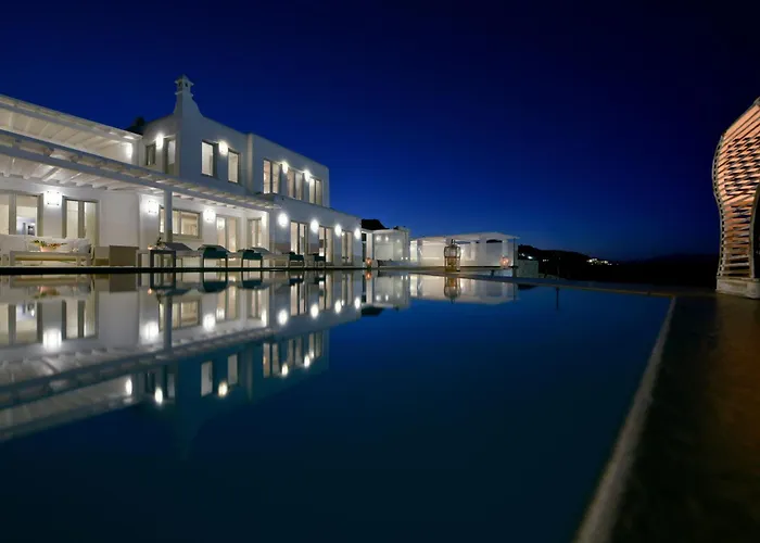 Villa Divine - 10 Bedrooms In Ornos, Tennis Court *