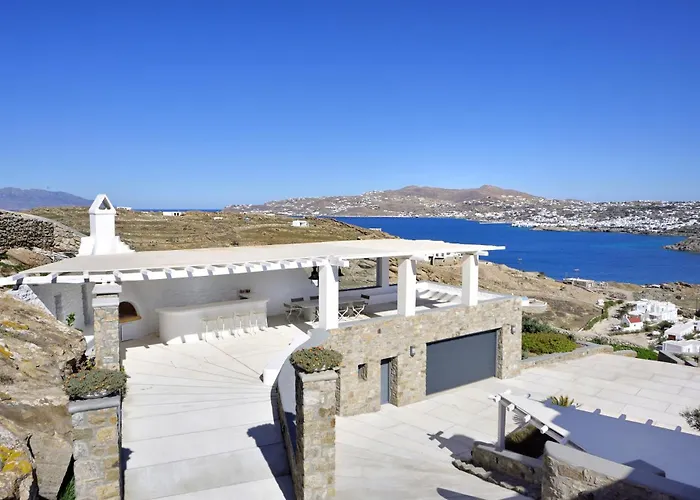 Villa Divine - 10 Bedrooms In Ornos, Tennis Court