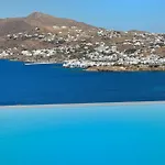 Divine - 10 Bedrooms In Ornos, Tennis Court Βίλα